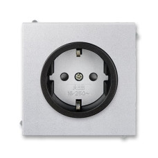 Priza simpla ST cu impamantare titan/onyx si protectie copii Neo ABB