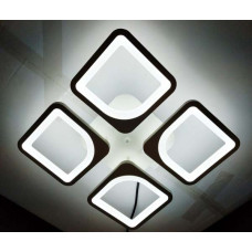 Lustra LED Square Design, Patrata 4 cu Telecomanda, lumina calda, neutra, rece si intensitate reglabila