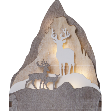 Decoratiune Fauna Lemn LED 410412 Decoratiune Fauna Lemn LED 410412