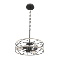 Pendul 955EMMA3P 3xE27 negru/alb Elmark