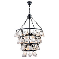 Lustra 955CUPS9 3XE14 NEGRU/ALB Elmark