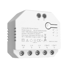 DUALR3-195009 2-GANG WI-FI SMART SWITCH