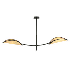 Lustra Lotus 2 black/ratan 1108/2 Emibig