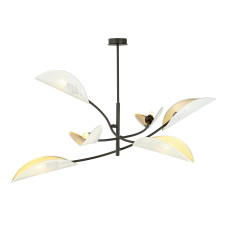 Lustra Lotus 6 white/gold 1107/6 Emibig