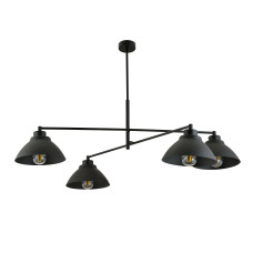 Lustra Maverick 4 Black 1211/4 Emibig