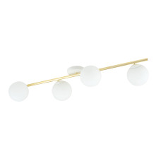 Plafoniera Splendi 4 alb/auriu/alb opal 1249/4 Emibig