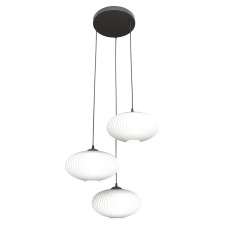 Pendul Coco 3 x E27 BL Opal 1376/3PREM Emibig