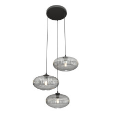 Pendul Coco 3 x E27 BL Grafit 1377/3PREM Emibig