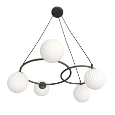 Pendul Balanta 5 x E27 BL Opal 1379/5 Emibig