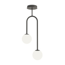Lustra Atria 2 x E14 BL Opal 1383/2 Emibig