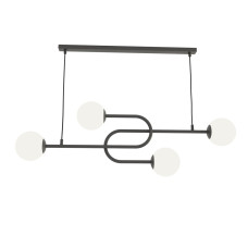 Pendul Atria 4 x E14 BL Opal 1383/4 Emibig