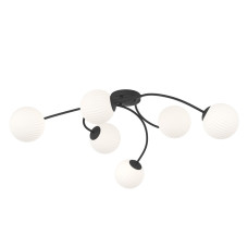 Lustra Vibra 6 x E14 BL Opal 1398/6 Emibig