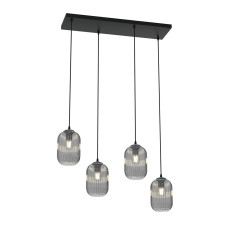 Pendul Verdi 4 x E27 BL Grafit 1434/4 Emibig