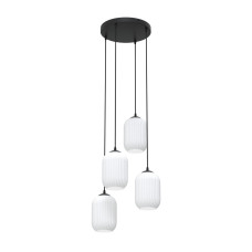 Pendul Verdi 4 x E27 BL Opal 1435/4PREM Emibig
