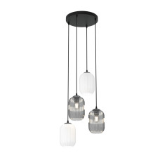 Pendul Verdi 4 x E27 BL Mix 1436/4PREM Emibig