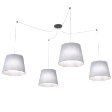 Pendul Ascot 4 x E27 BL Grey 1424/4 Emibig