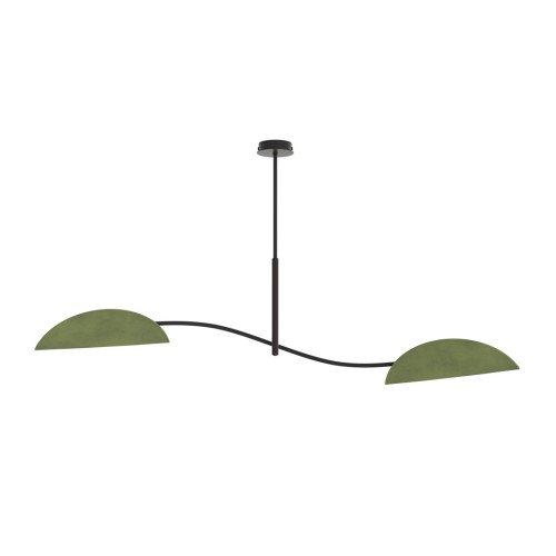 Lustra Lotus 2 BL Verde 1461/2 Emibig