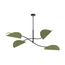 Lustra Lotus 4 BL Verde 1461/4 Emibig