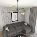 Lustra Lotus 6 BL Verde 1461/6 Emibig