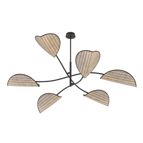 Lustra Lotus 6 BL Natural 1463/6 Emibig