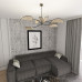 Lustra Lotus 6 BL Natural 1463/6 Emibig