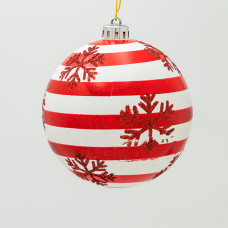 Decoratiune Glob Rosu 4 Bucati 600-47815