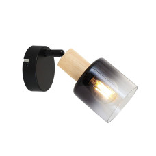 Aplica Serene AP1 Negru, Natur 161028 Klausen Aplica Serene AP1 Negru, Natur 161028 Klausen