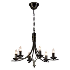 Lustra Luca negru 6 Lamkur