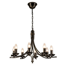 Lustra Luca negru 8 Lamkur