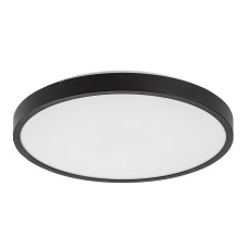 Plafoniera Negru Rotund Alenzo 24W LED Telecomanda 71438 Rabalux
