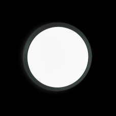 Plafoniera LED Gemma PL D40 Nero 252629 Ideal Lux