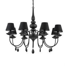 Candelabru Blanche SP8 Negru 111896 Ideal Lux