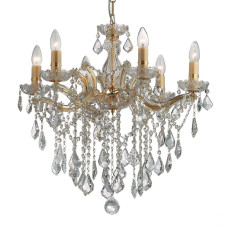 Candelabru Florian SP6 Auriu 035635 Ideal Lux