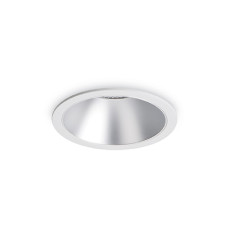 Spot Led incastrabil Game Round Alb si Argintiu 192284 Ideal Lux