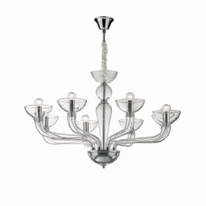 Candelabru Casanova SP8 Transparent 044255 Ideal Lux