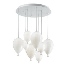 Pendul Clown SP8 Alb 100883 Ideal Lux