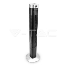 Ventilator Turn 55W LED Negru 7901 Vtac