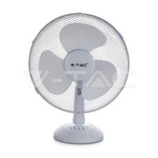 Ventilator de birou 40W 12" Alb 7924 Vtac