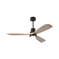 Lustra Ventilator Lemn LED 15W 3000K, 4000K, 6000K Alb 19141 Zambelis