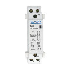 Contactor K20 1P 20A 1NO+1NC 23007 Elmark