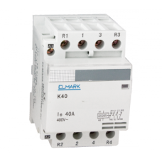 Contactor K40 4P 40A 2NO+2NC 23422 Elmark