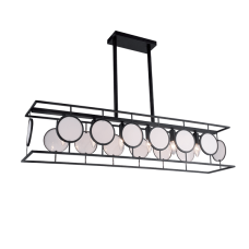Pendul Luton 6 x E14 Negru ELMARK