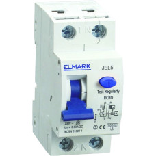 Siguranta diferentiala 2P 40A 100mA JEL 5 6kA 40041 Elmark