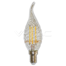 Bec LED fantezie filament 4W E14 WW 4388 V-TAC