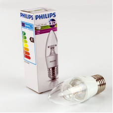 Bec LED lumanare 5,5W E27 2700K Philips