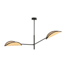 Lustra VENE 2 BLACK/RATTAN 1160/2 Emibig