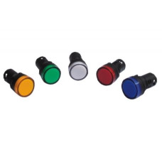 Lampa de semnalizare 22mm 230V led verde Comtec