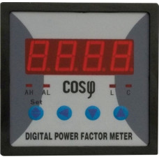 Cosfimetru digital monofazic  72x72mm Comtec