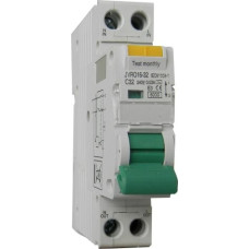 Siguranta automata diferentiala combinata bipolara intr-un modul 16A/30mA 6kA (RCBO) Curba C Comtec