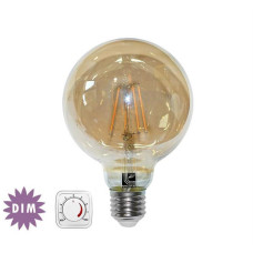 Bec glob auriu Ø 95 cu LED COG dimabil
